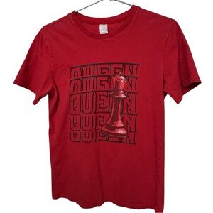 Retro Vintage Queen Rock Band Red 80s Women’s S T-Shirt Rare